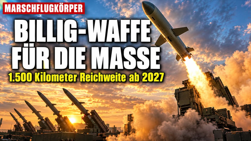 Billig-Marschflugkörper fürs Heer: 1.500 Kilometer Reichweite!