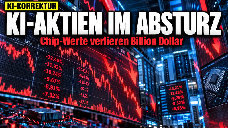 Billionen-Beben an der Börse: Platzt jetzt die KI-Blase?
