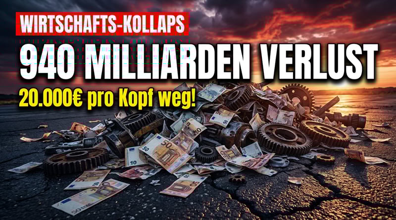 Billionen-Desaster: Deutschlands Wirtschaft verblutet unter der Last der Dauerkrisen