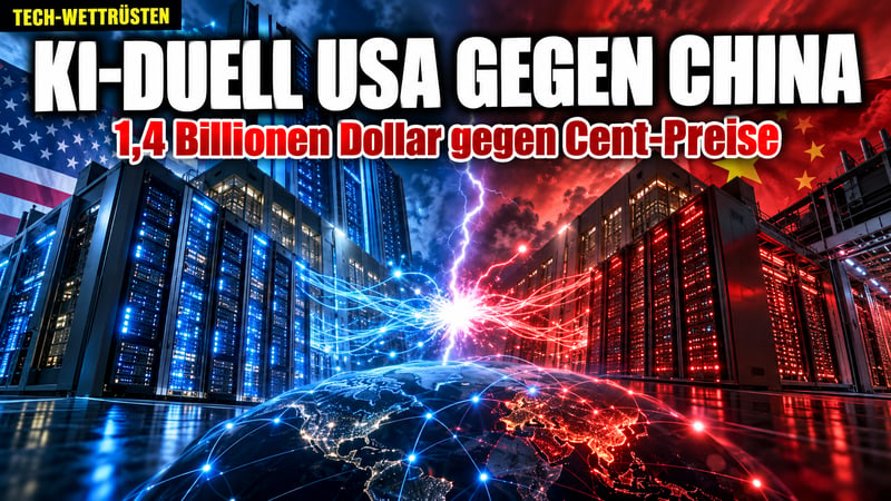 Billionen gegen Cent-Preise: China greift Amerikas KI-Krone an