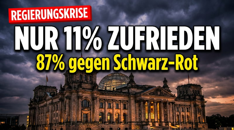 Bittere Bilanz: Nach nur einem Jahr verliert Schwarz-Rot das Vertrauen der Bürger – Zustimmung im freien Fall