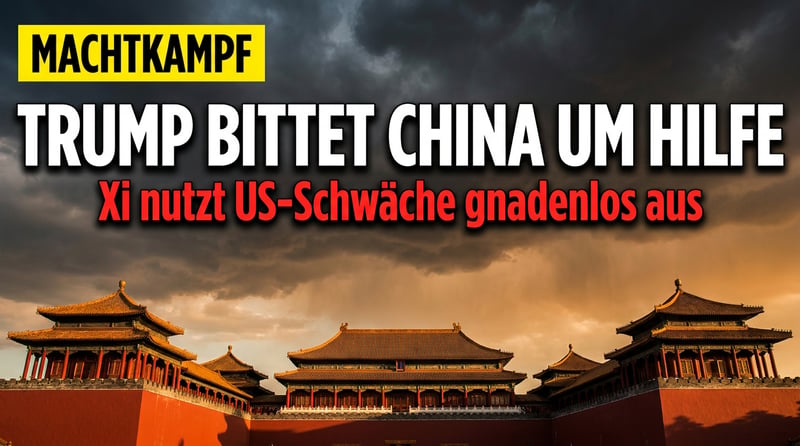 Bittsteller im Reich der Mitte: Wie Trump in Peking die Karten aus der Hand gibt