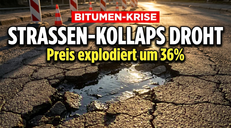Bitumen-Engpass: Wie Merz' Säbelrasseln Deutschlands Straßen ruiniert