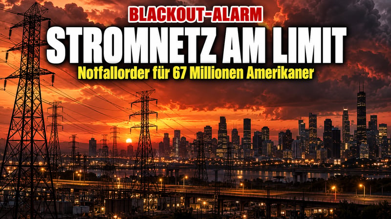 Blackout-Alarm in den USA: Notfallorder für 67 Millionen Menschen!