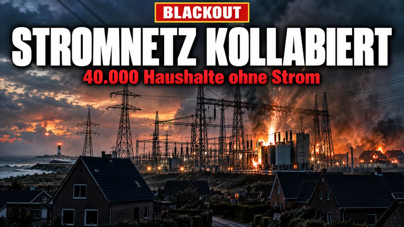 Blackout an der Nordsee: Netzfehler legt 40.000 Haushalte lahm!