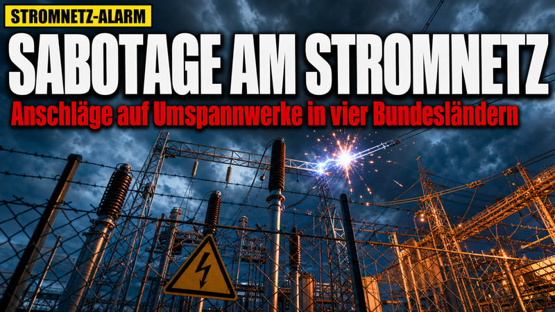 Blackout-Gefahr: Saboteure attackieren Deutschlands Stromnetz!