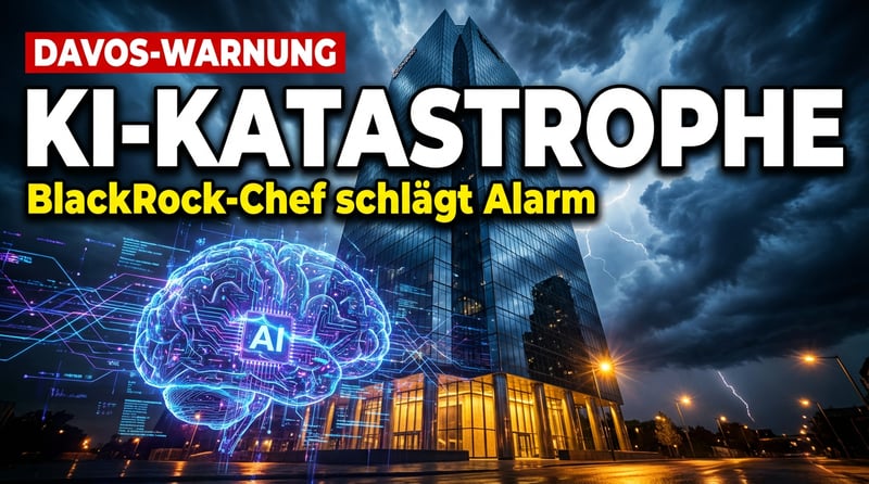 BlackRock-Chef Fink warnt in Davos vor KI-Katastrophe – ausgerechnet er!