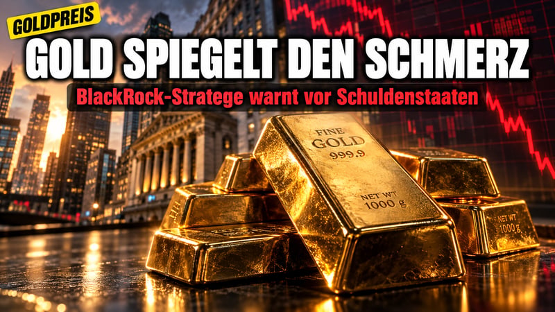 BlackRock-Stratege warnt: Gold spiegelt den Schmerz der Schuldenstaaten!
