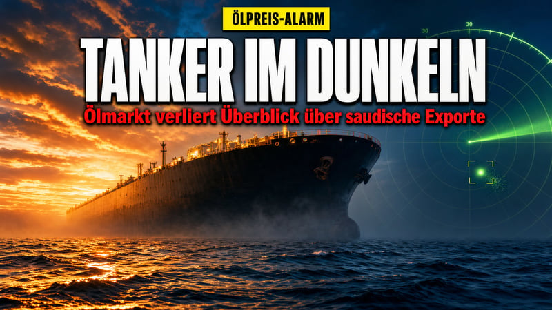 Blindflug am Ă–lmarkt: Saudi-Tanker verschwinden vom Radar