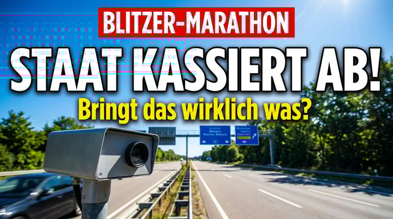 Blitzermarathon 2026: Der Staat kassiert wieder – doch bringt das wirklich etwas?