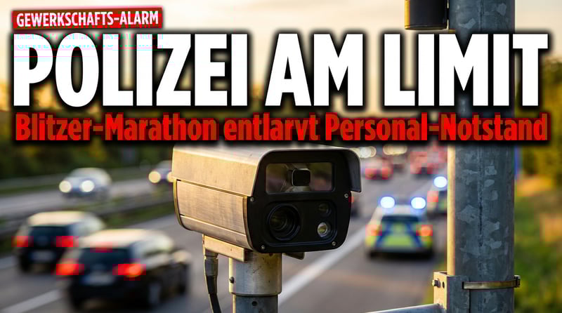 Blitzermarathon als Alibi-Aktion: Polizeigewerkschaft entlarvt das Versagen der Innenpolitik