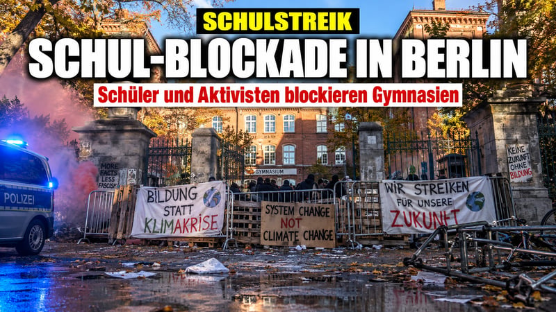 Blockade statt Unterricht: Schul-Randale erschüttert Berlin!