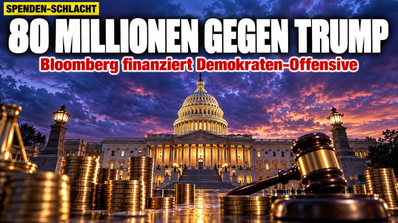 Bloomberg-Millionen gegen Trump: 80 Mio. Dollar für die Demokraten!