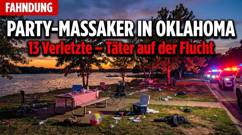 Blutbad am Arcadia Lake: Maskierte Schützen verwandeln Sommerparty in Oklahoma in einen Albtraum