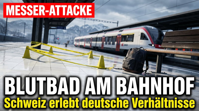 Blutbad am Bahnhof Winterthur: „Allahu Akbar"-Schreie und drei Verletzte – die Schweiz erlebt deutsche Verhältnisse