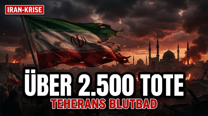 Blutbad im Iran: Über 2.500 Tote – Teherans Regime wütet gegen das eigene Volk