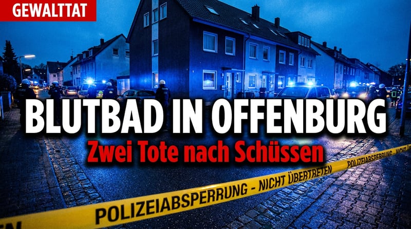 Blutbad in Offenburg: Zwei Tote nach Schüssen – und wieder herrscht das große Schweigen