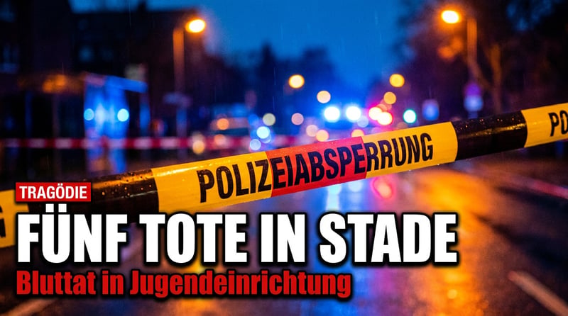 Blutbad in Stade: Fünf Tote in Jugendeinrichtung – wann hört dieser Wahnsinn endlich auf?
