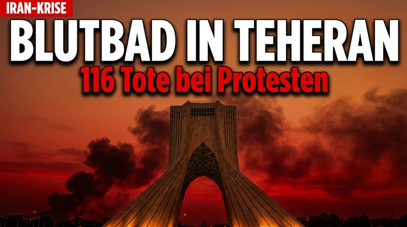 Blutbad in Teheran: Iranisches Regime schießt Demonstranten gezielt in Kopf und Herz