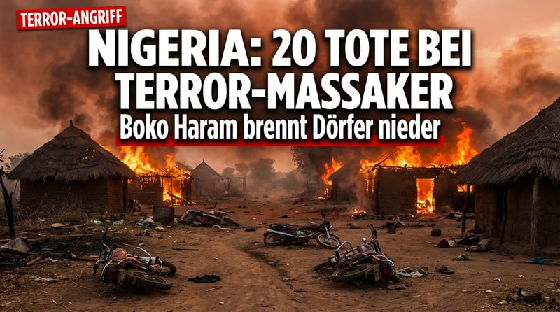 Blutiges Massaker in Nigeria: Boko Haram schlachtet 20 Dorfbewohner ab – und die Welt schaut weg