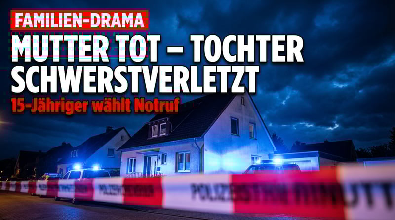 Bluttat in Barsinghausen: Mutter tot, Tochter kämpft um ihr Leben – 15-Jähriger ruft die Polizei