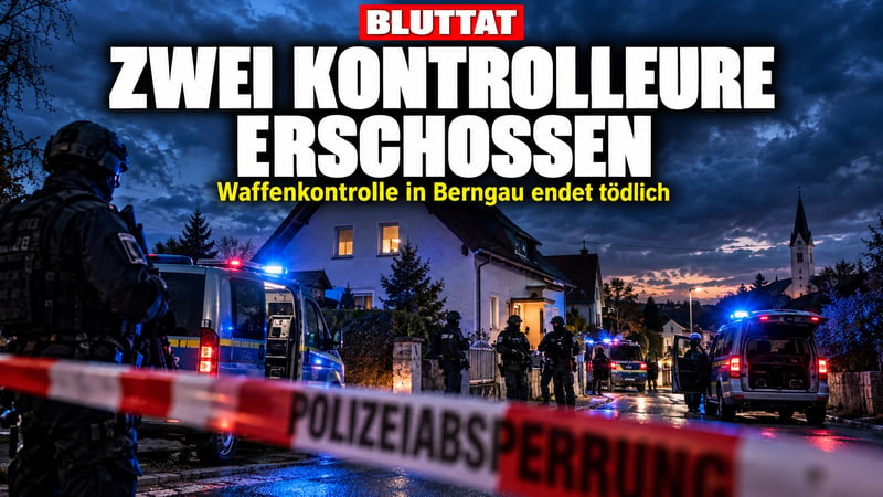 Bluttat in Berngau: Zwei Amtsmitarbeiter bei Waffenkontrolle erschossen