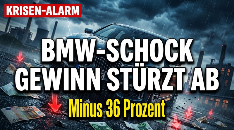BMW im Sinkflug: Gewinneinbruch um über ein Drittel – die deutsche Autoindustrie taumelt weiter