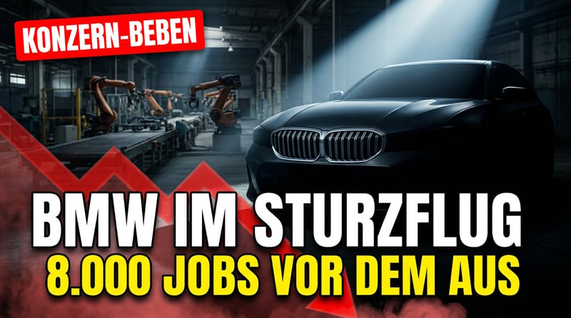 BMW im Sturzflug: Gewinn bricht um 35 Prozent ein – 8.000 Stellen auf der Abschussliste