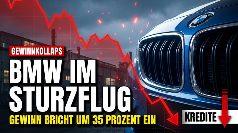 BMW im Sturzflug: Gewinneinbruch von 35 Prozent – und plötzlich verdient der Autobauer mehr mit Krediten als mit Autos