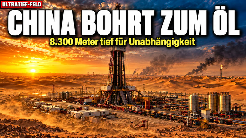Bohren bis fast zum Erdmantel: Chinas Jagd nach dem eigenen Öl!
