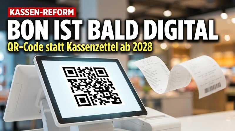 Bon-Wende an der Kasse: Klingbeil plant QR-Code statt Papierstreifen