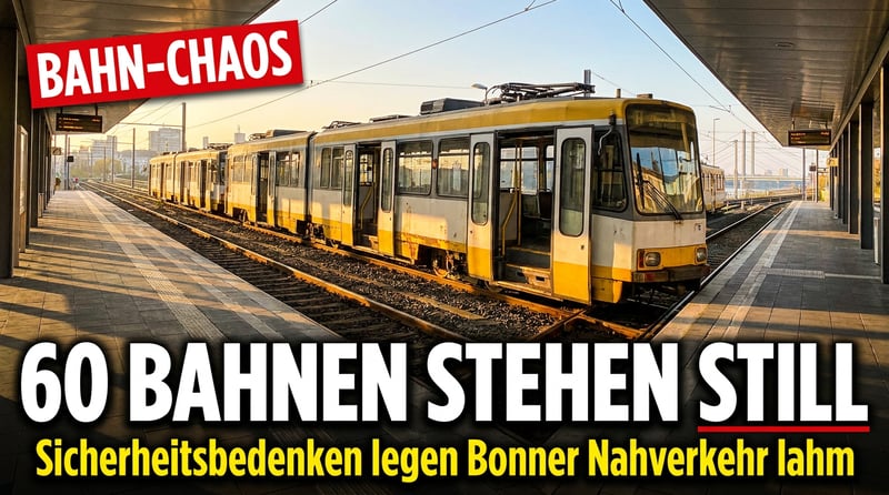 Bonner Bahn-Debakel: Wenn 60 von 75 Stadtbahnen einfach stehen bleiben