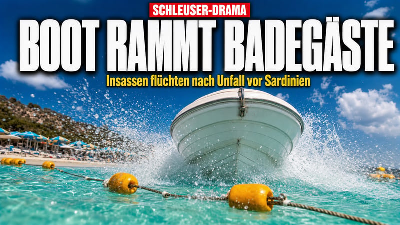 Boot rast in Badegäste: 17-Jährige schwer verletzt – Insassen fliehen