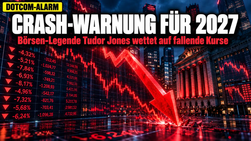 Börsen-Legende Tudor Jones warnt: Droht 2027 ein Dotcom-Crash 2.0?