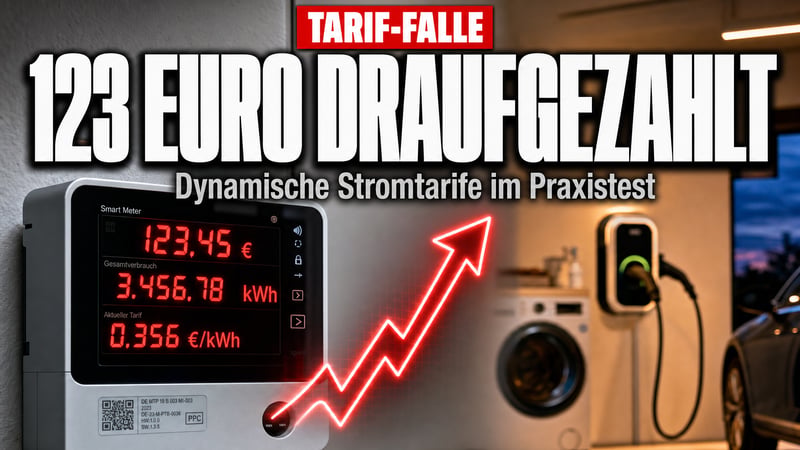 Börsenstrom-Falle: Dynamische Tarife kosten 123 Euro mehr!