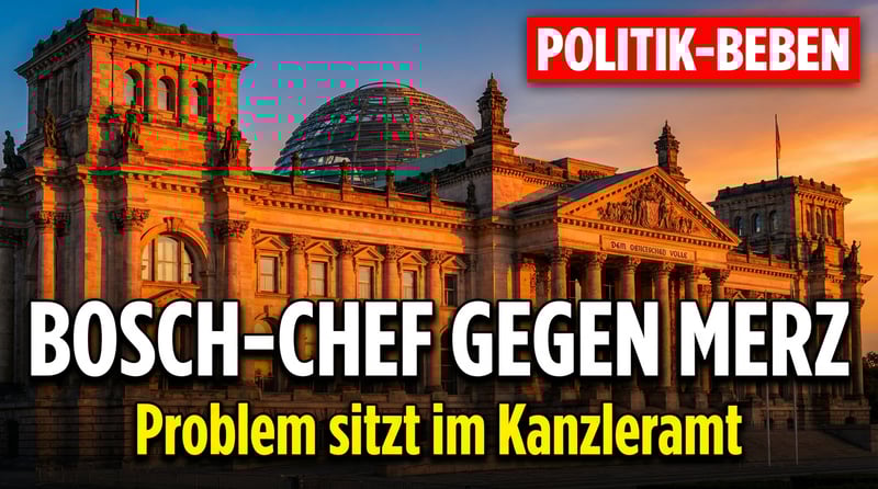 Bosch-Chef stellt sich gegen Merz: „Die Deutschen arbeiten genug – das Problem sitzt im Kanzleramt"