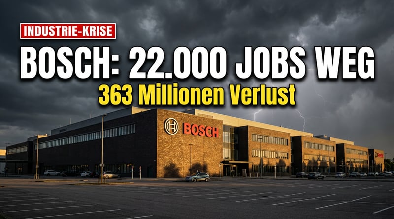 Bosch in der Todesspirale: 22.000 Arbeitsplätze geopfert – und ein ganzer Industriestandort wankt