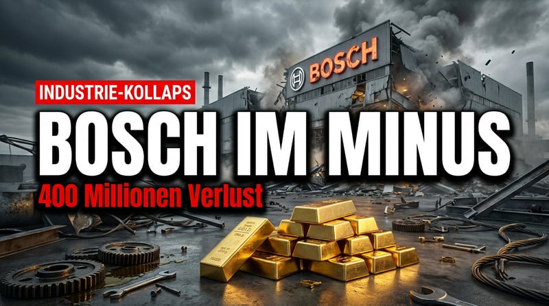 Bosch in der Verlustzone: Wie ein deutscher Industrieriese ins Wanken gerät