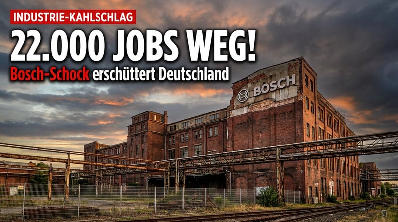 Bosch streicht 22.000 Stellen: Die schleichende Deindustrialisierung Deutschlands nimmt Fahrt auf