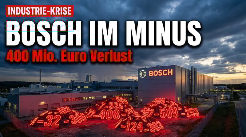Bosch versinkt im roten Meer: Erstmals seit der Finanzkrise schreibt der Konzern Verluste