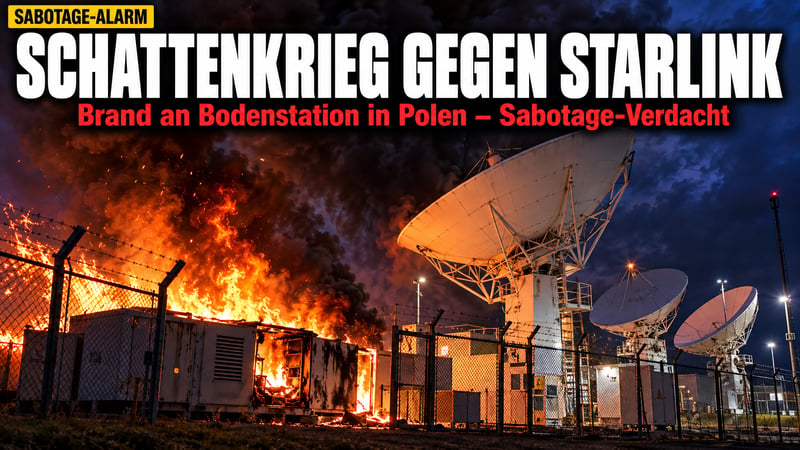 Brand an Starlink-Station: Polen wittert Russlands Schattenkrieg!