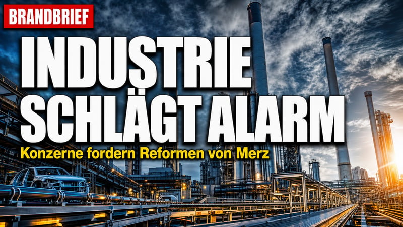 Brandbrief an Merz: Deutschlands Industrie-Riesen platzt der Kragen