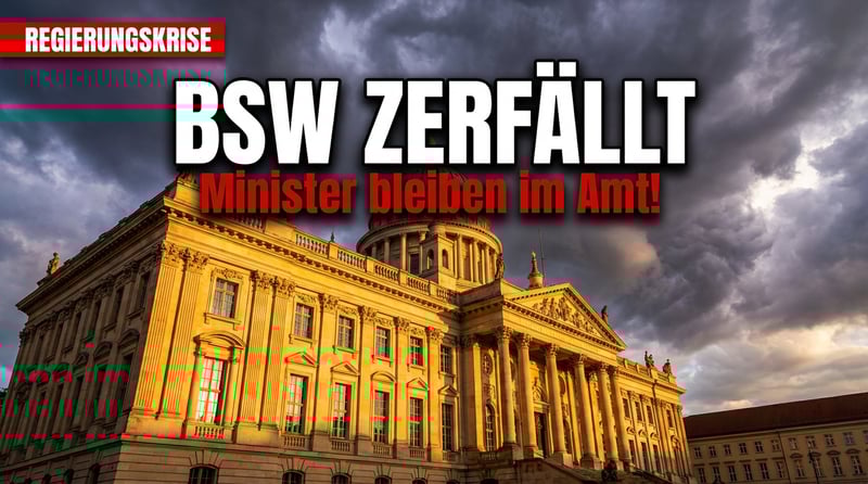 Brandenburgs BSW zerfällt: Minister klammern sich an ihre Posten