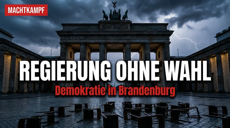 Brandenburgs Demokratie-Farce: Regierung ohne Wahl, Macht ohne Mandat