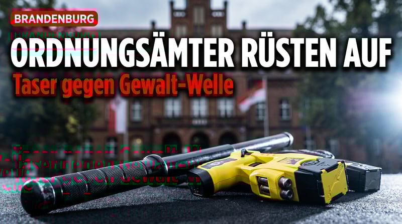 Brandenburgs Ordnungsämter sollen aufrüsten: Taser und Schlagstöcke gegen eine entgleiste Sicherheitslage