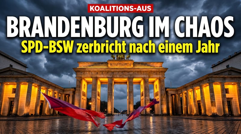 Brandenburgs Regierungschaos: SPD-BSW-Bündnis zerbricht nach nur einem Jahr