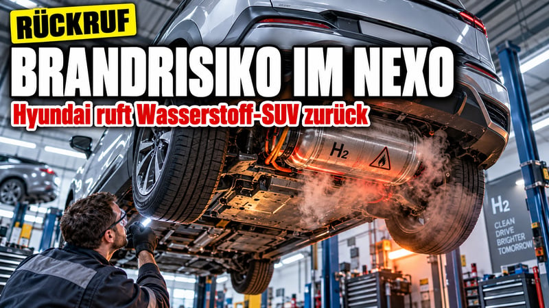 Brandgefahr im Wasserstoff-Hoffnungsträger: Hyundai muss Nexo zurückholen!