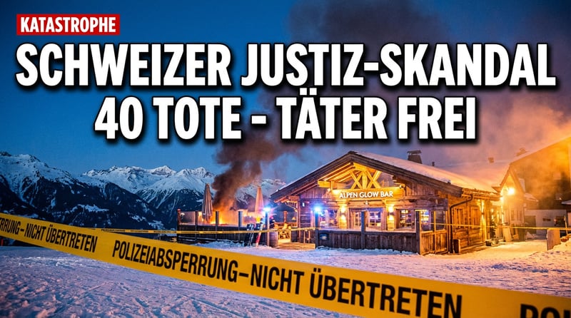 Brandkatastrophe in Crans-Montana: Vorbestrafte Bar-Betreiber bleiben auf freiem Fuß – Schweizer Justiz in der Kritik