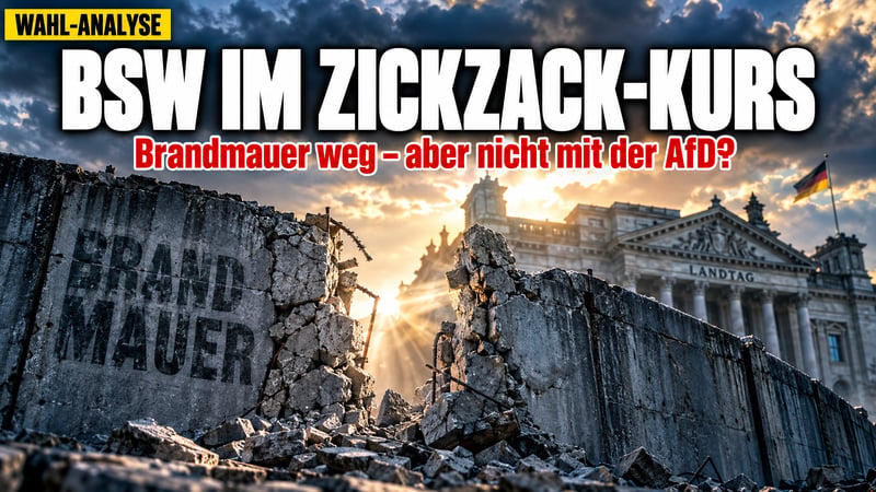 Brandmauer abreißen – aber bitte ohne AfD? BSW verblüfft