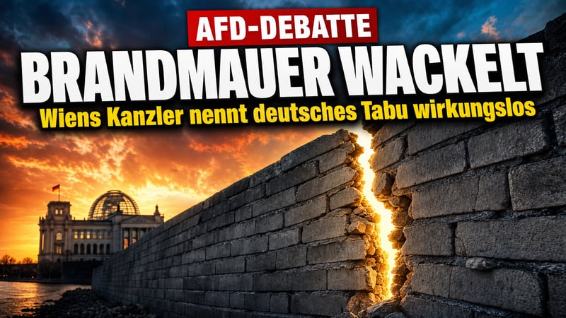 Brandmauer am Ende? Wiens Kanzler bricht mit dem Berliner Tabu